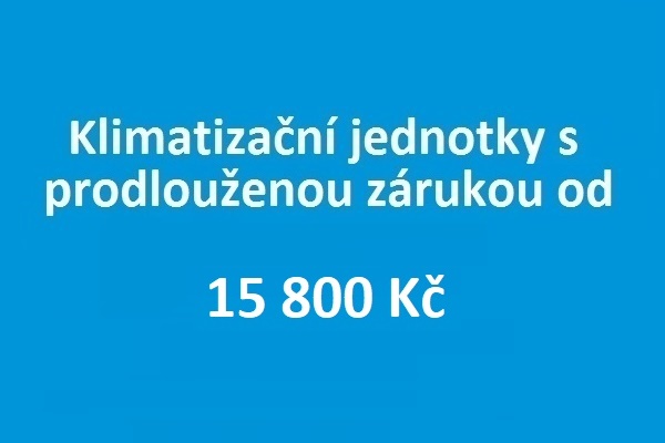 Klimatizan jednotky sprodlouenou zrukou od 16 420 K.